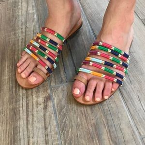 Schutz Carmem Strappy Slide Sandal